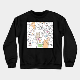 Doodle Cats Crewneck Sweatshirt